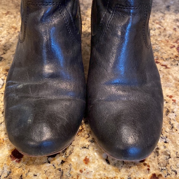 Frye black wedge ankle boots - Picture 7 of 8